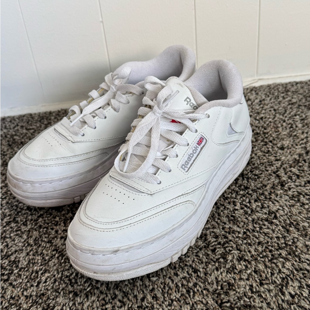 Reebok Women’s White Platform Sneakers